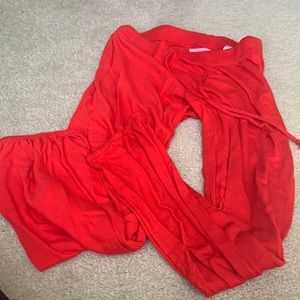 Nation LTD Boutique soft red Joggers like new S
